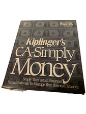 CA SIMPLY MONEY KIPLINGER'S V1.0 3.5" DISKETTE VERY COLLECTIBLE 10-21-100-30100
