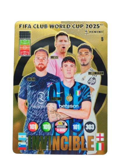 Panini Adrenalyn XL CLUB WORLD CUP 2025 RARE GOLDEN BALLER 5
