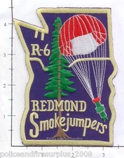 Oregon - Redmond Smoke Jumpers R-6 OR Fire Dept Patch