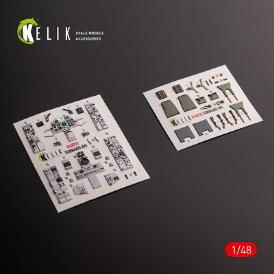 Kelik K48131 Tornado IDS interior 3D decals for Italeri 1/48 scale