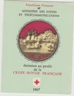 France 1967 Complete Red Cross Booklet with FDC cancellation   good condition