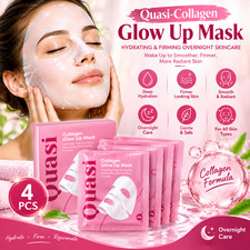 Quasi-Collagen Glow Up Mask Hydrating  Firming Facial Mask 4 pcs/box