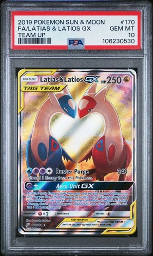 Latias & Latios-GX graded PSA 10 for sale on eBay
