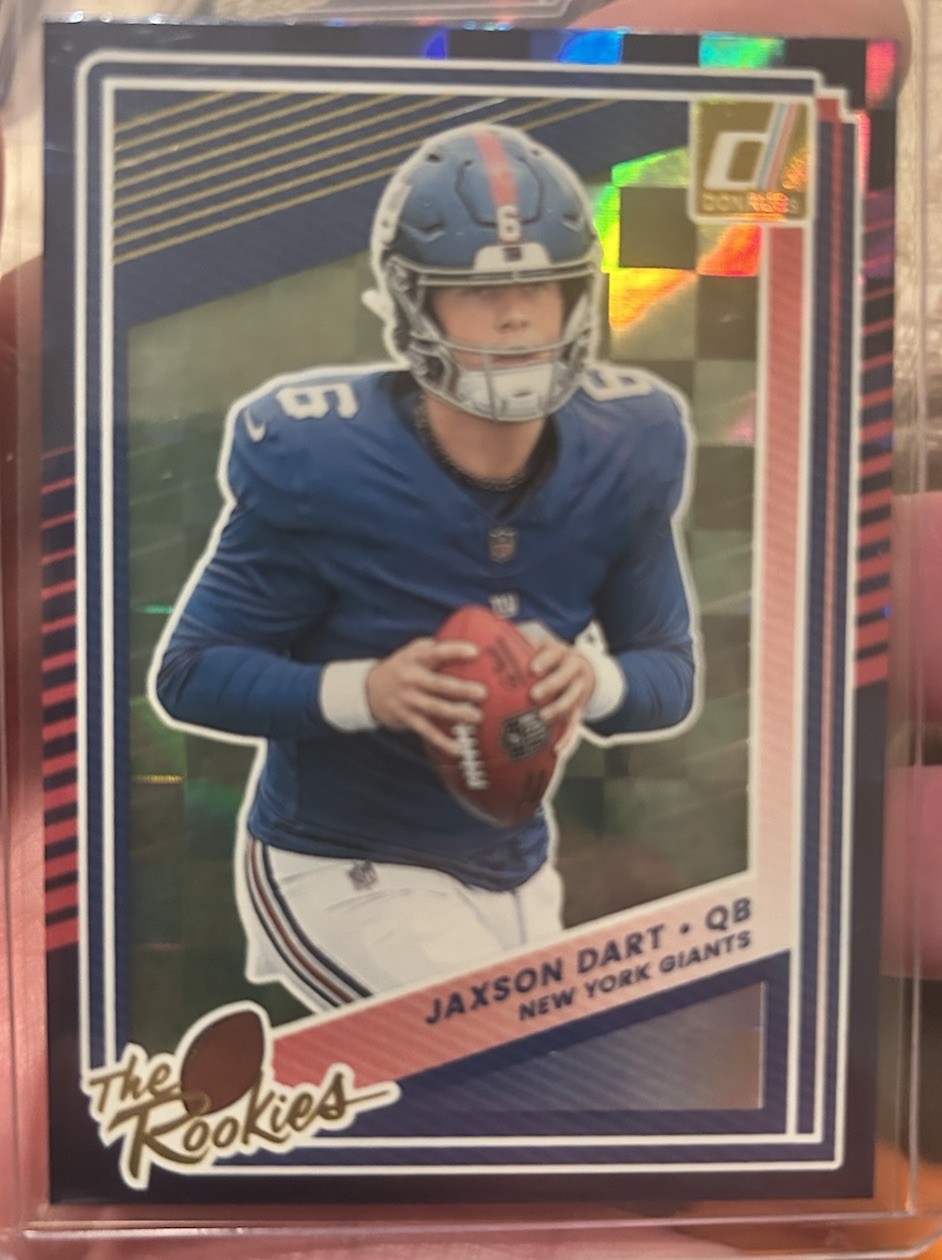 2025 New York Giants Donruss The Rookies - Dart Skattebo and Carter RC