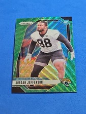 2024 Jordan Jefferson ROOKIE RC Panini Prizm #358 Green Wave Prizm