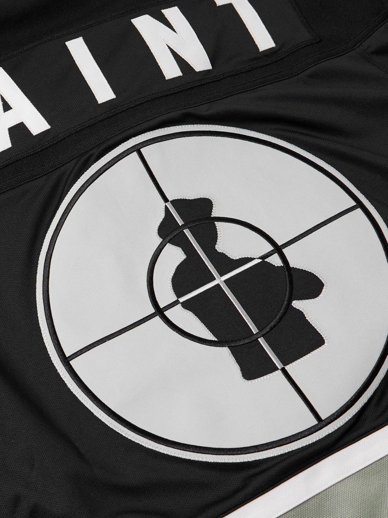 NEW‼️SAINT MICHAEL "Public Enemy" Hockey jersey O/S SM-YS1-0000-C19 Mxxxxxx Mx6 image 5