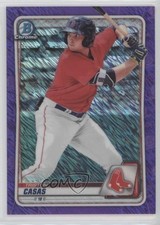 2020 Bowman Chrome Prospects Purple Shimmer Refractor Triston Casas 13gc