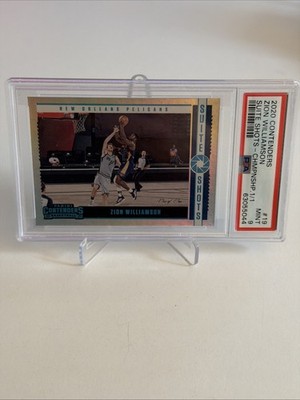 2020 Panini Contenders Zion Williamson Suite Shots Championship 1/1 PSA 9 Mint