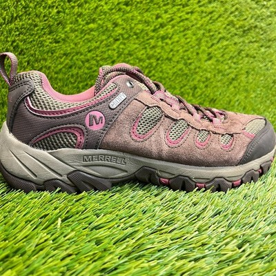 Merrell Ridgepass Low Womens Size 7.5 Pink Brown Running Hiking Shoes Sneakers