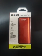 Zippo HeatBank 3 Rechargeable Hand Warmer & USB Power Bank 2600mAh