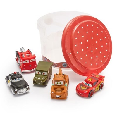 Disney Store Pixar Cars Badespielzeugset   Lightning McQueen, Hook, Red, Sheriff