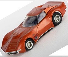 AFX 1971 Corvette 454 Ontario Orange Mega G MegaG Plus HO Slot Car