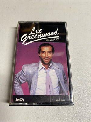 #ad Lee Greenwood Greatest Hits Play Tested Cassette No pressure pad. plays fine $2.50