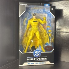 DC Multiverse McFarlane Toys Batman Yellow Suit Detective Comics Platinum New