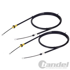 2x HANDBREMSSEILE FESTSTELLBREMSE HINTEN LINKS + RECHTS passend für PEUGEOT 206