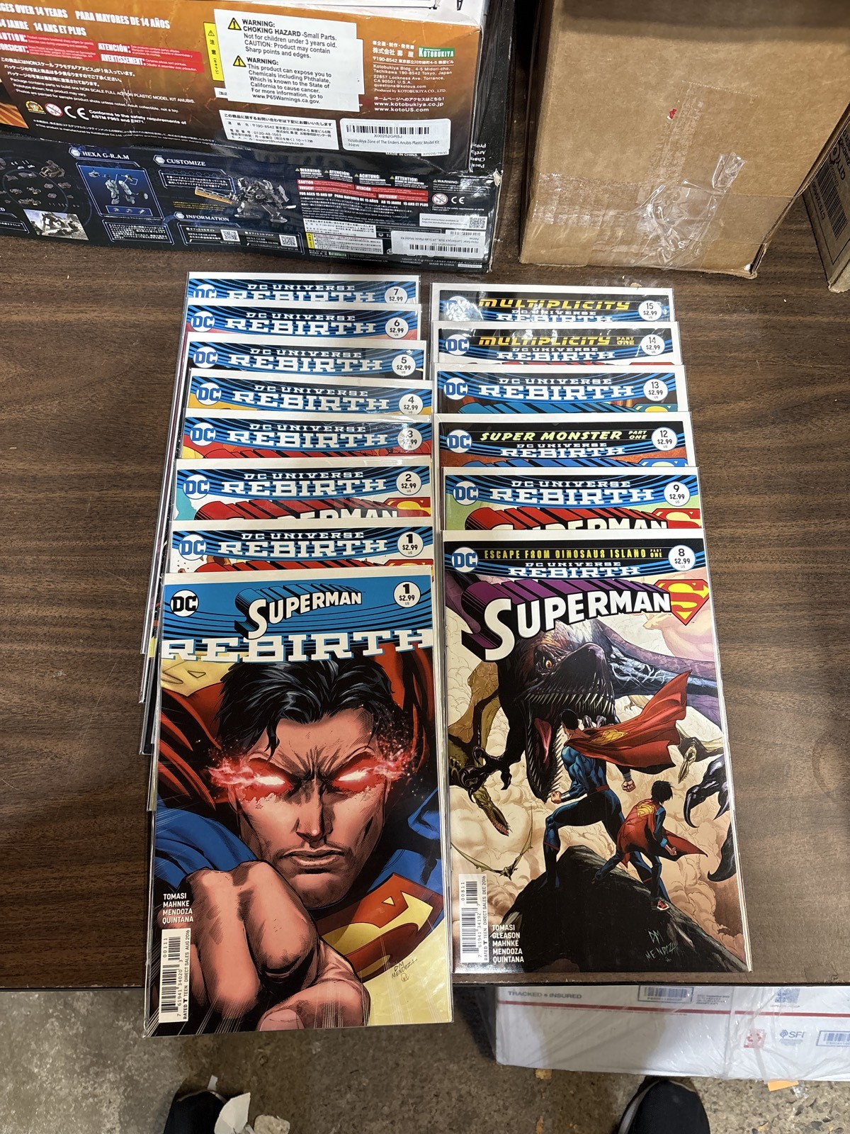 DC Rebirth Superman Comic Lot Issues 1-9, 12-15 + Rebirth #1 (14 Comics)