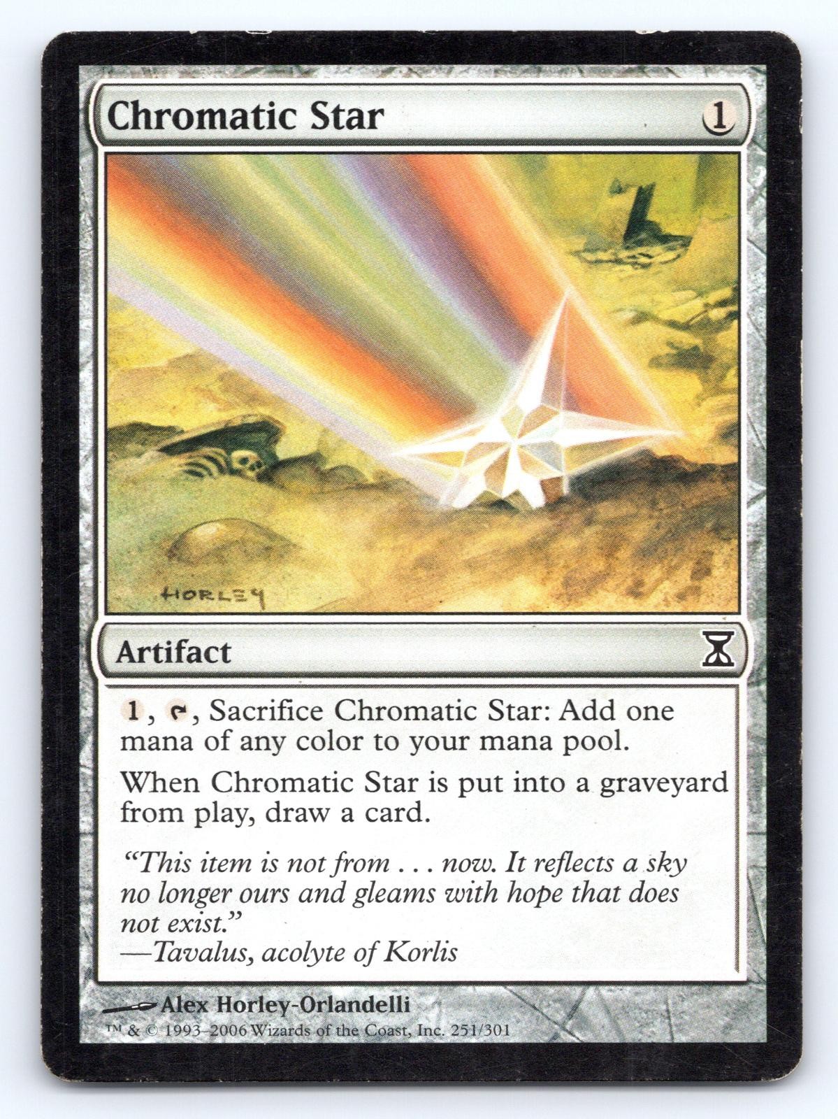 Chromatic Star 251 Common Time Spiral Magic: The Gathering Lightly Played