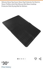 Silicone Stove Top Cover, Stove Top Protector for Electric Stove 71x50cm Anti Sl