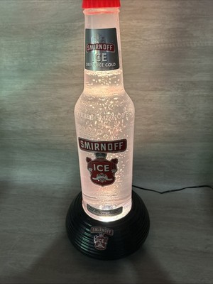 Smirnoff Ice Light Up Bottle Fish Tank Sign Display WORKING HAS