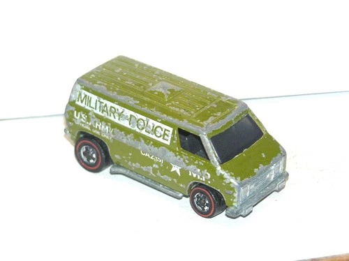 70s Hot Wheels Redline Khaki Cooler MP Van **WHITE LIGHT SPECIAL**