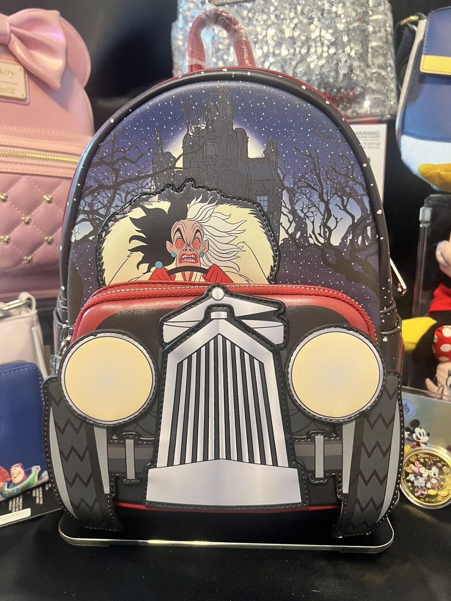 Loungefly Disney Cruella Deville Driving Car Mini Backpack  display picture 3