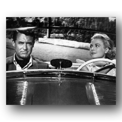 Cary Grant, Grace Kelly Photo 8x10 To Catch A Thief Monaco 1955 Convertible Car