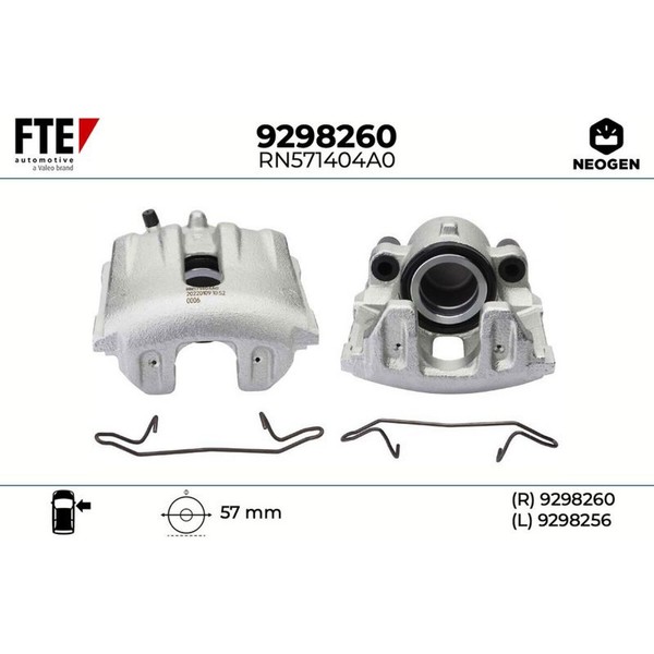 Fte 9298260 Bremssattel FüR Volvo 850 C70 V70 S70 854 855 874 875 876 872 873-image