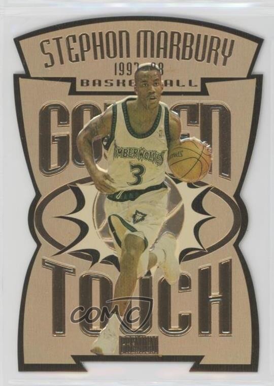 1997-98 Skybox Premium Golden Touch Stephon Marbury #5GT 7y2