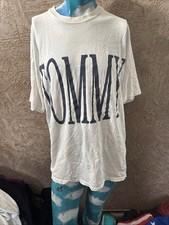 VTG 90s Tommy Hilfiger Spell Out T-Shirt XL Made in USA