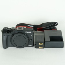 Canon EOS M3 Mirrorless Camera Body Black with 2 Batteries, Good Condition
