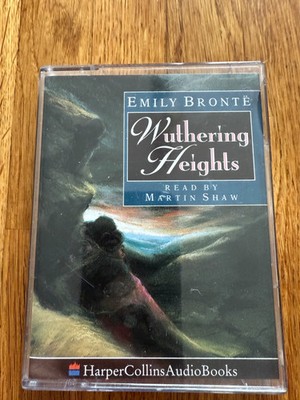 WUTHERING HEIGHTS - EMILY BRONTE - AUDIO CASSETTE TAPES -  READ BY MARTIN SHAW
