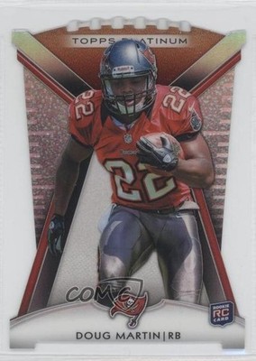 2012 Topps Platinum Rookie Die-Cut Doug Martin #PDC-DM RC 0f8