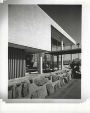 Julius Shulman 1951 8x10 Farmers Stockman Bank Phoenix Az