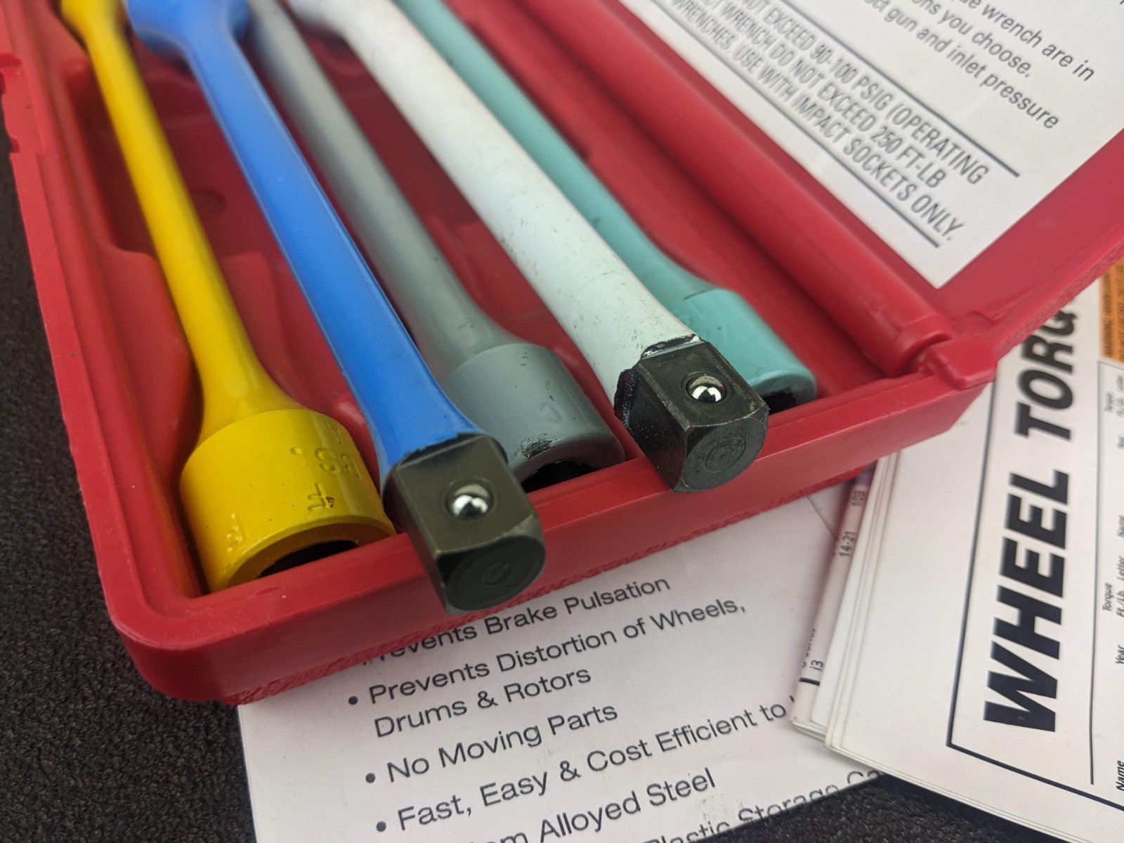 #bm959 Matco Tools WTK5500 5 Piece 1/2in. drive Torque Extension Set