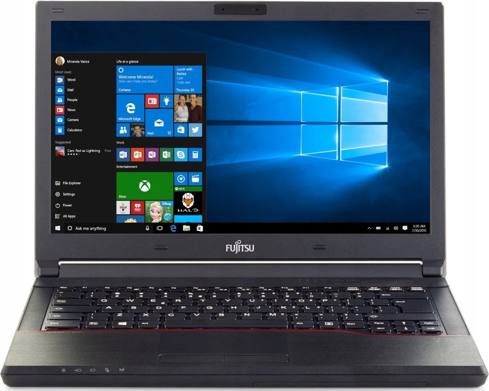 Portátil para estudiar Fujitsu LifeBook E546 Core i3 8GB 128GB HD W10P Cl A  - Imagen 2 de 4