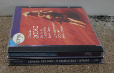 Copland CDs--Rodeo & Copland Conducts Copland
