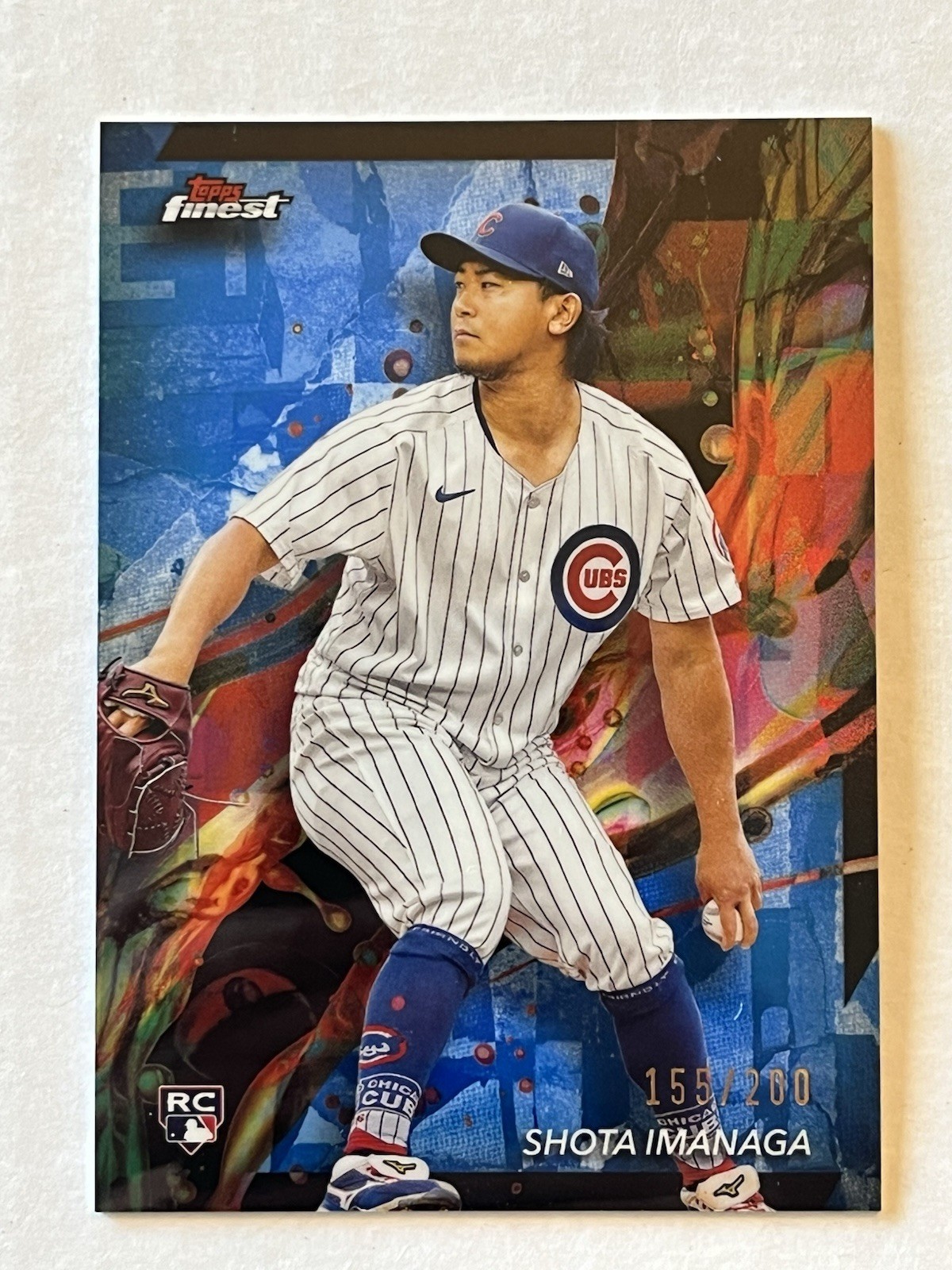 2024 Topps Finest Baseball Shota Imanaga Common Blue Refractor /200 #45