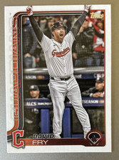 David Fry 2025 Topps Series 2 #401 Cleveland Guardians