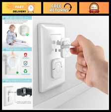 Baby-Proof Outlet Covers 60 Pack - Child Safety Electric Plug Protectors, Shoc