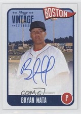 2020 Onyx Vintage Extended Blue Ink Auto /275 Bryan Mata #EABM Auto 0f5t