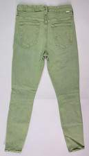 Mother Womens Jeans 28 Green High Waisted Looker Ankle Second Chance Stretch