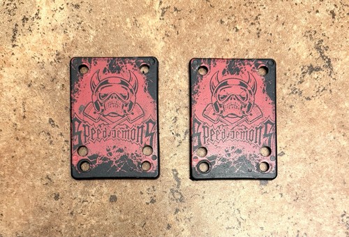 Vintage World Industries Speed Demons Riser Pads 1/8 Black/Red