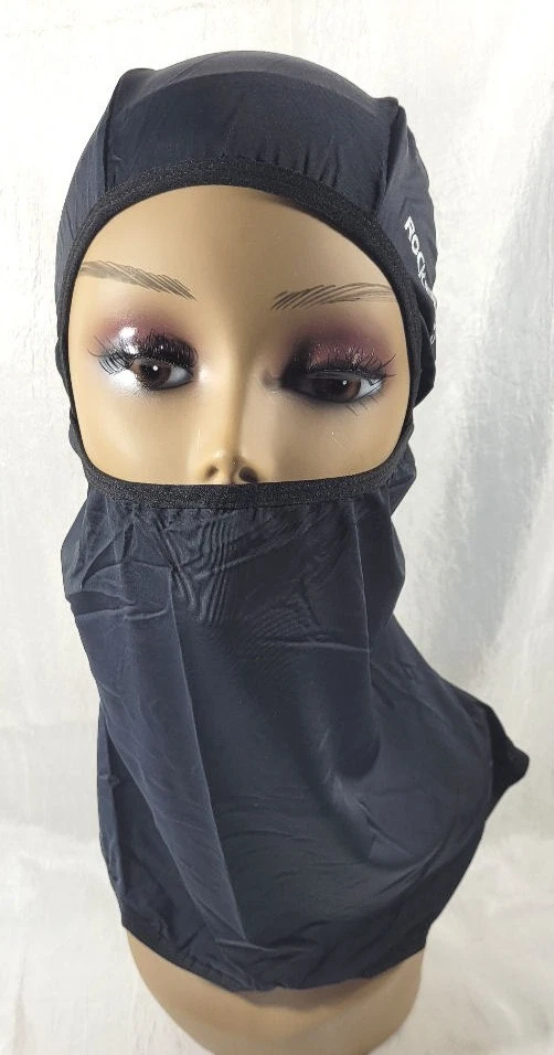 LOT: 3 RockBros Ice Silk Face Mask Cycling Skull Cap Balaclava - Black - #LF7162