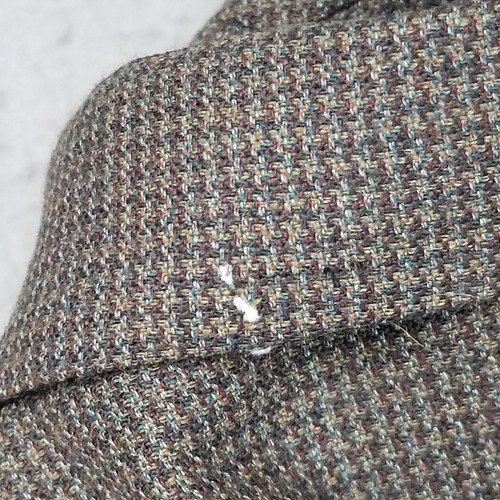 Chaps Ralph Lauren Blazer Mens 48R Wool Houndstooth Check Sport Coat Jacket - Picture 15 of 21