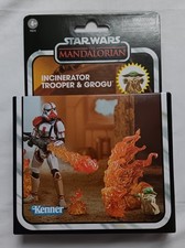 Star Wars The Vintage Collection Incinerator Trooper & Grogu NIB Sealed