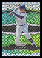 Javier Baez 66/75 Power Plaid Prizm Brilliance 2020 Prizm B-5 Chicago Cubs