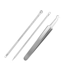 1-3 Pcs Stainless Steel Pimple Needle Set For Acne Care