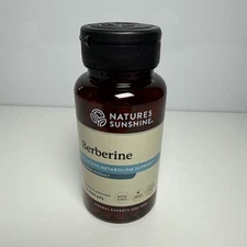 Nature's Sunshine Berberine Glucose Metabolism Support, 90 Veg Caps New Sealed