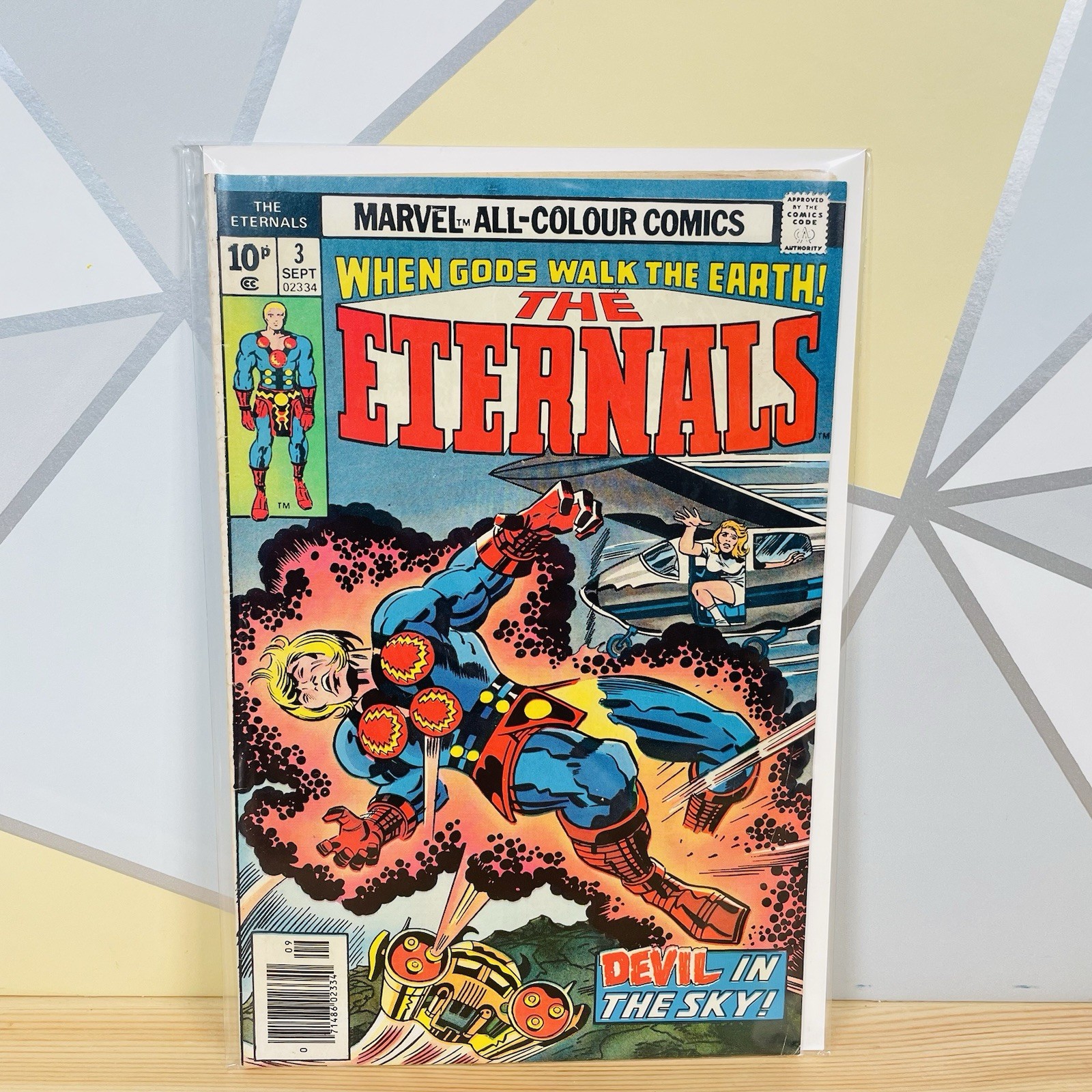 The Eternals #3 Marvel Comic September 1976 First App Sersi VF Key MCU
