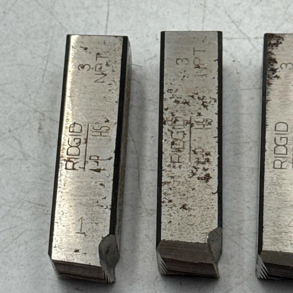 Ridgid 38230 Power Threading/Geared 4PJ Dies 3-1/2 NPT HS Dies (3/5 Only) - Image 3 of 4